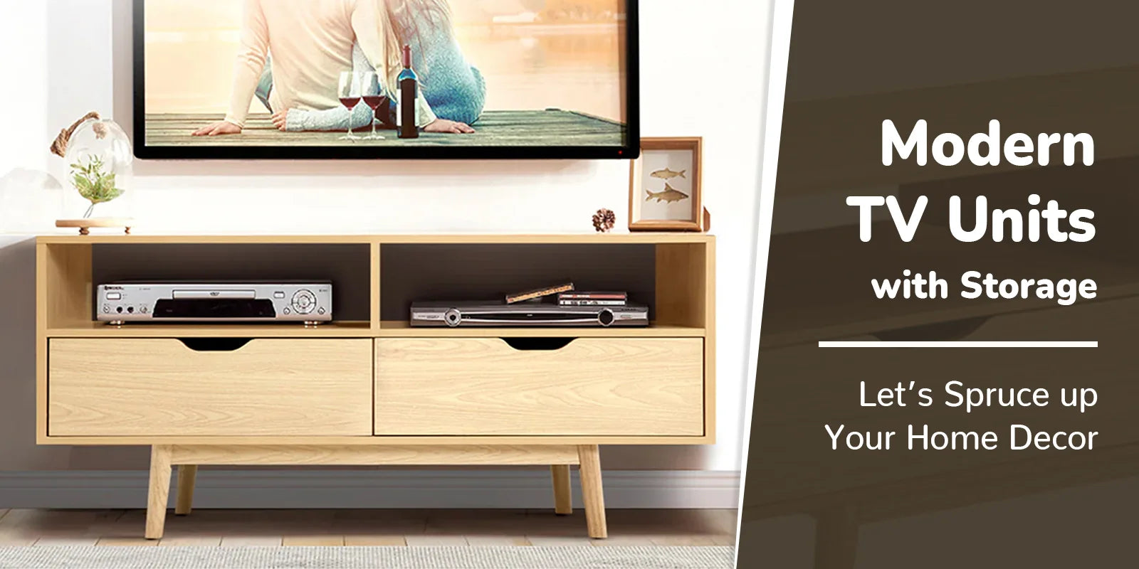 Modern TV Units with Storage: Let’s Spruce up Your Home Decor