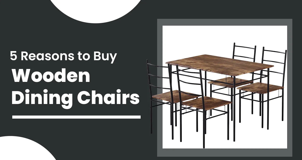  wooden dining chairs