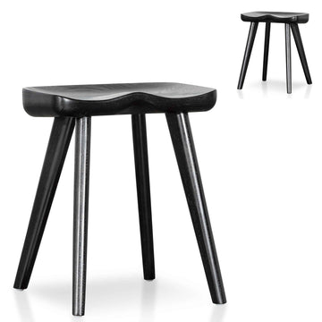 Frank 45cm Barstool - Black (Set of 2)-0