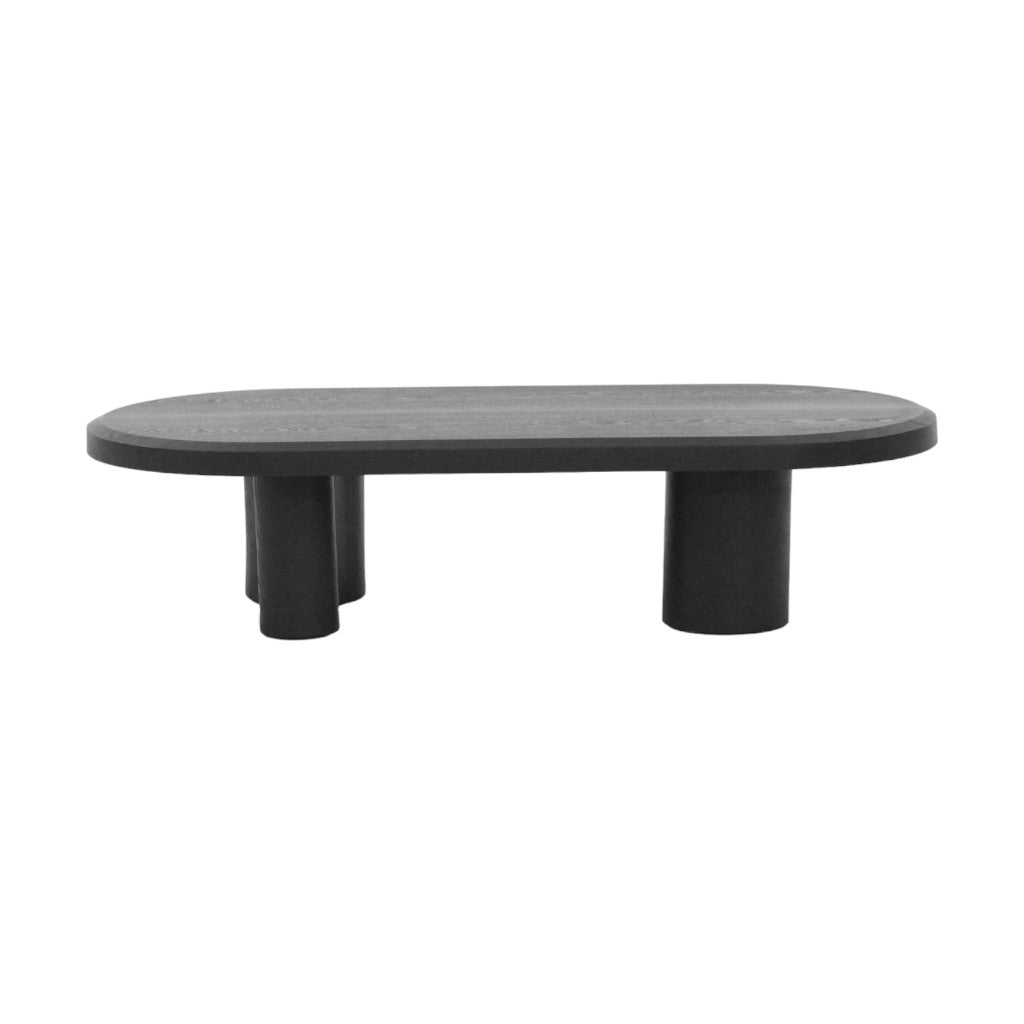 Luna 1.5m Coffee Table - Full Black-0