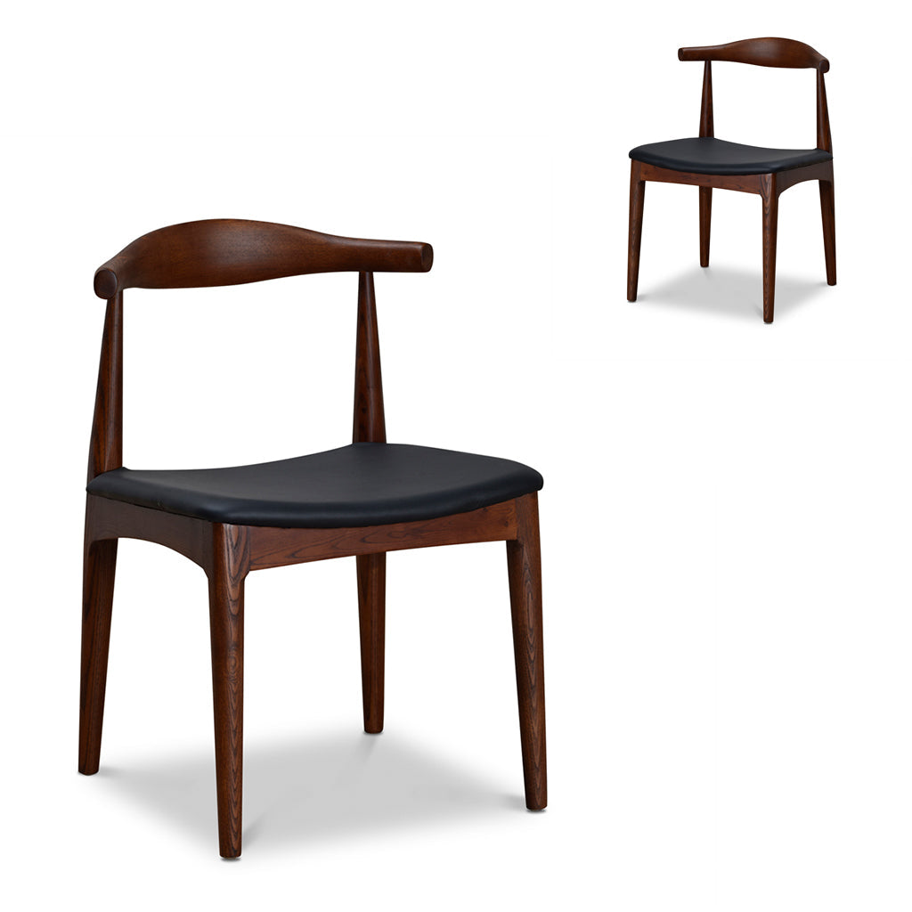Ivy Dining Chair - Dark Brown (Set of 2)-0