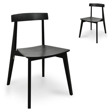 Harry Dining Chair - Black (Set of 2)-0