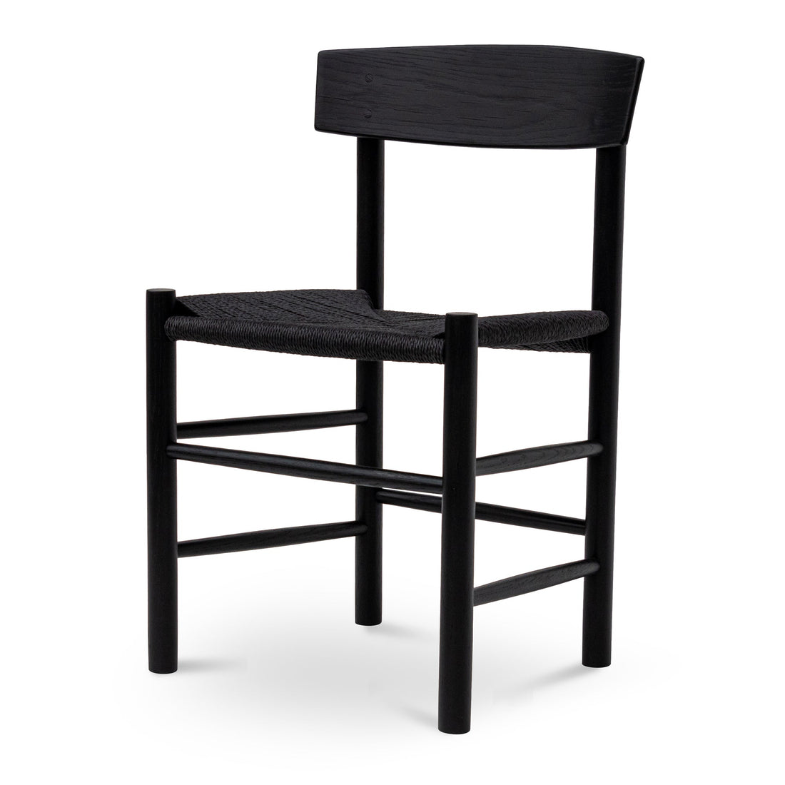 Uma Rattan Dining Chair - Full Black (Set of 2)-0