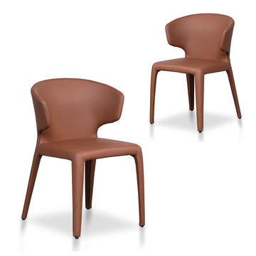 Frank - Dining Chair - Brown (Set of 2)-0