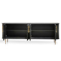 Xavier 2.2m Buffet Unit - Textured Espresso Black-2