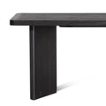 Frank 2.4m Elm Dining Table - Full Black-4