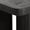 Frank 2.4m Elm Dining Table - Full Black-5