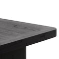 Frank 2.4m Elm Dining Table - Full Black-7