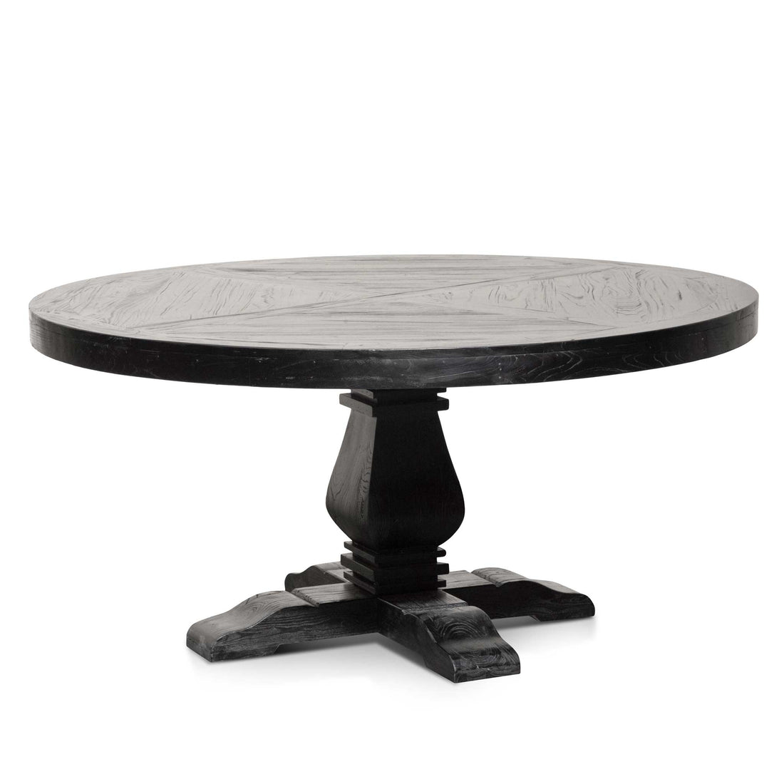 Michael6m Round Dining Table - Full Black-0