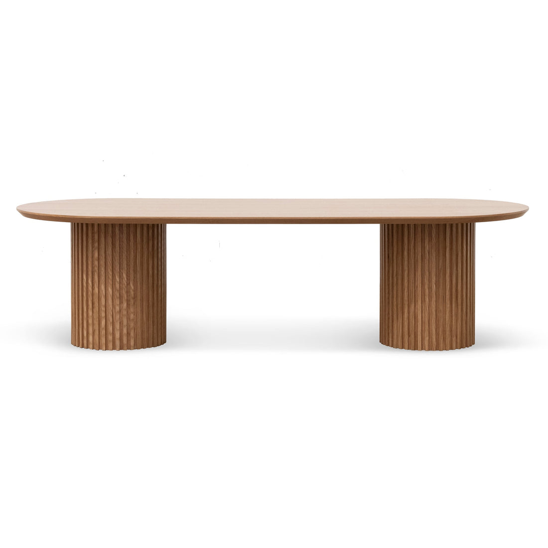 Luna 2.8m Wooden Dining Table - Natural-0
