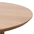 Luna 2.8m Wooden Dining Table - Natural-9