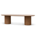 Luna 2.8m Wooden Dining Table - Natural-0