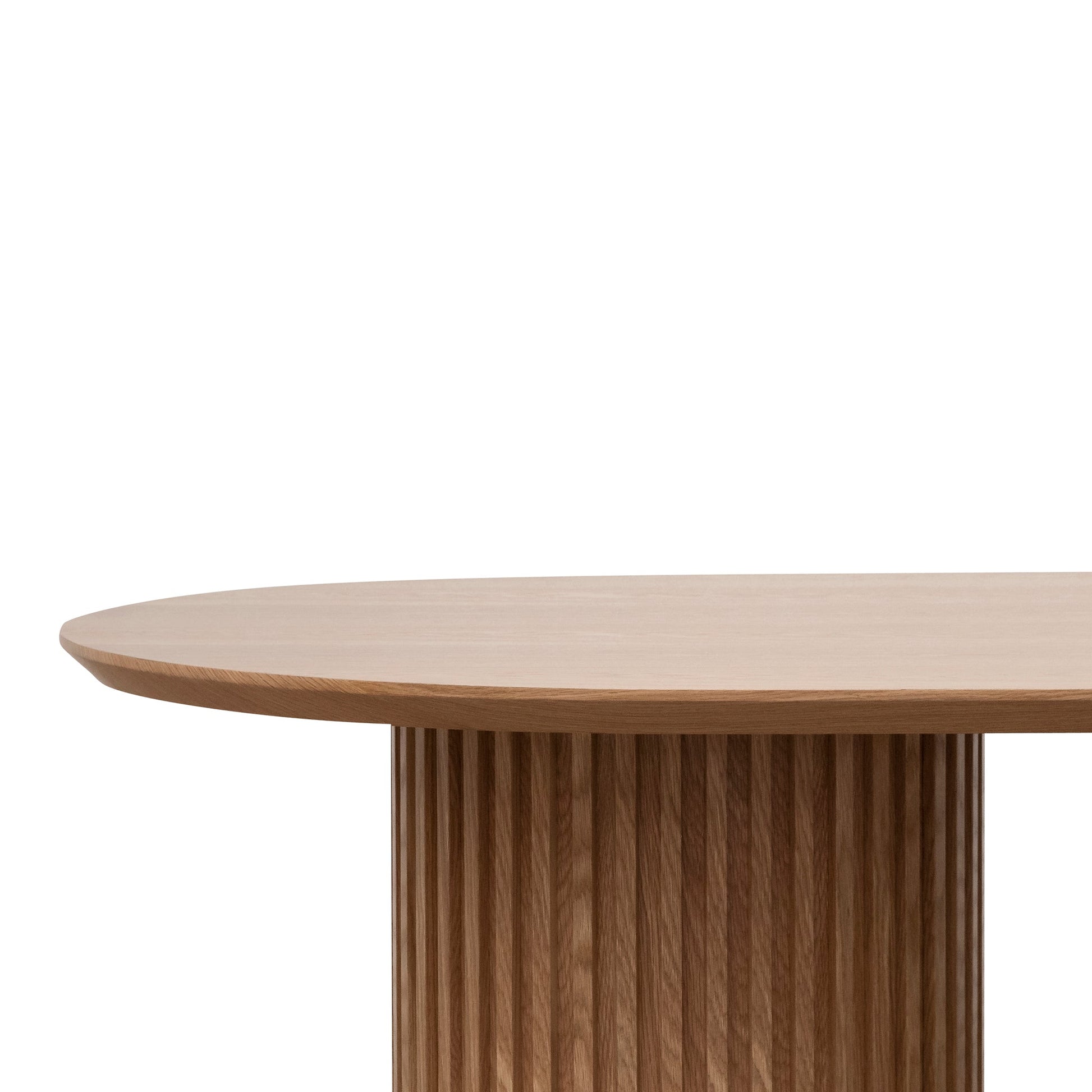 Luna 2.8m Wooden Dining Table - Natural-4