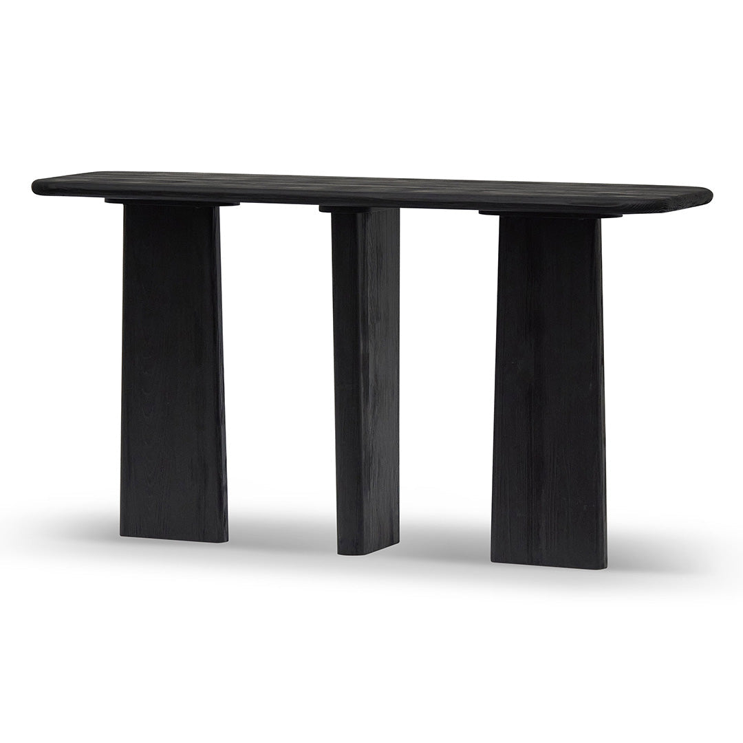 Samuel 1.6m Console Table - Full Black-0