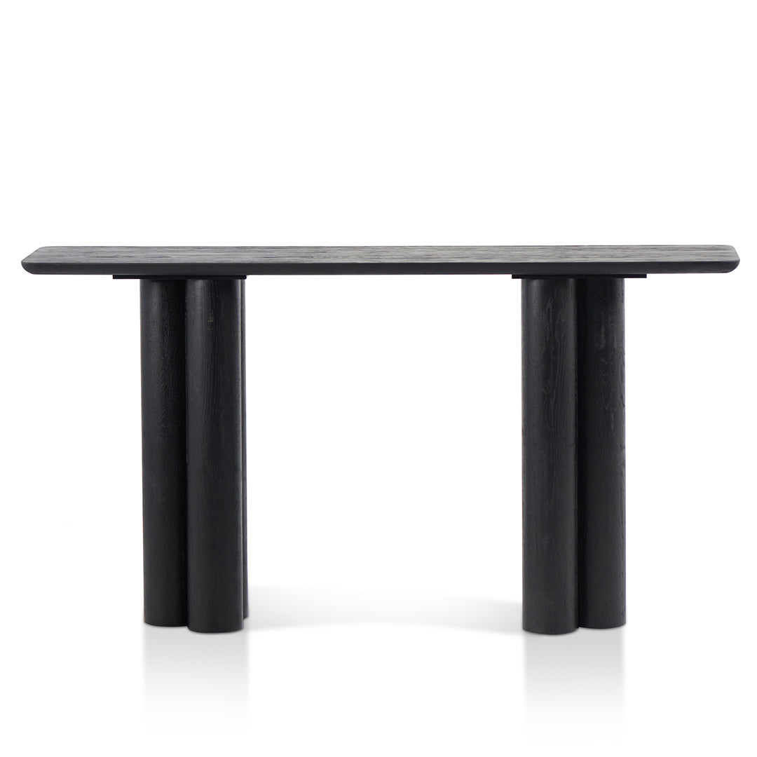 Uma 1.6m Console Table - Full Black-0