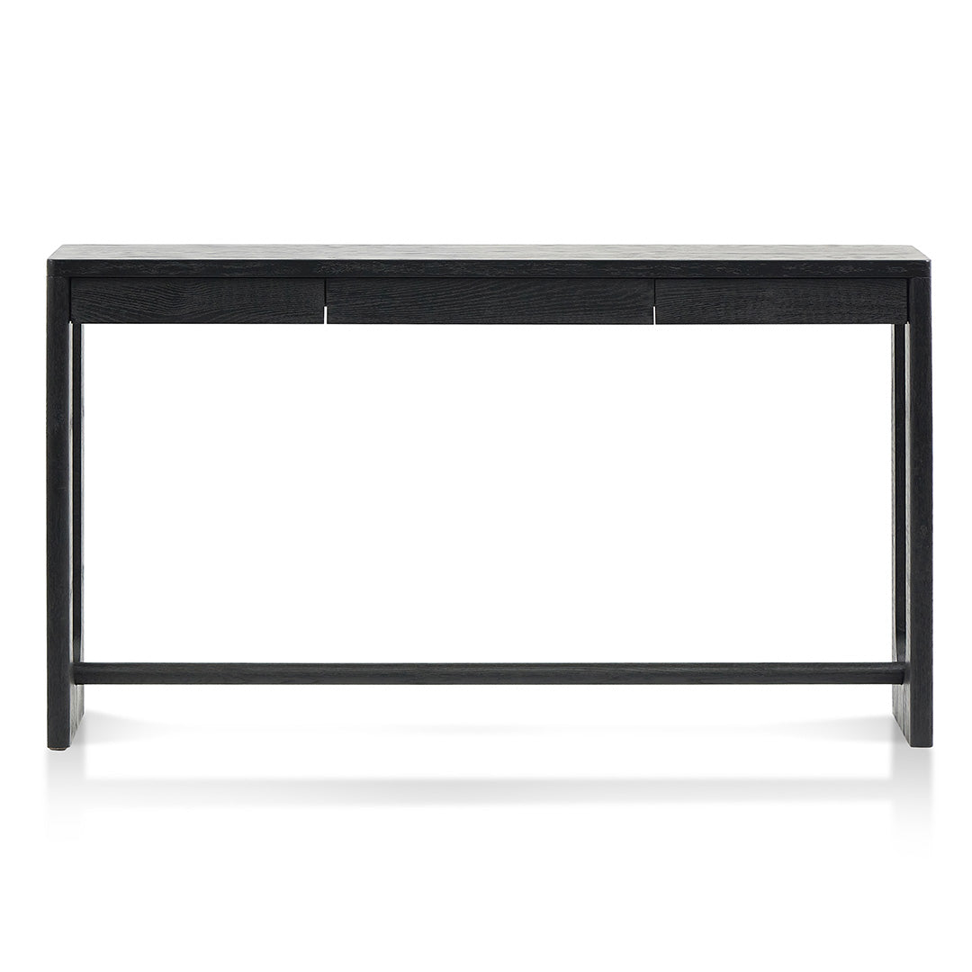 Luna 1.5m Console Table - Full Black-0