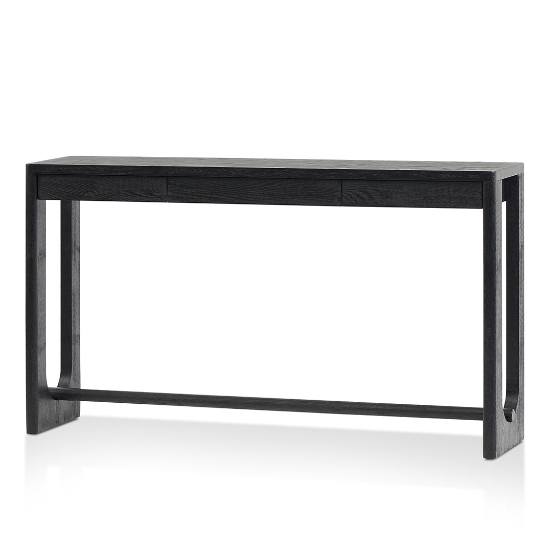 Luna 1.5m Console Table - Full Black-0