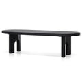 Charlie 2.8m oval dining table - Black-0