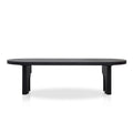 Charlie 2.8m oval dining table - Black-1