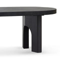 Charlie 2.8m oval dining table - Black-3