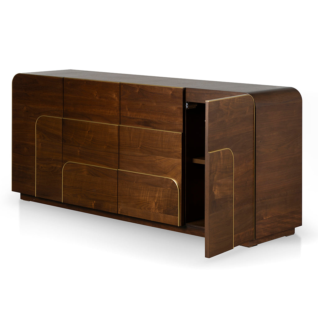 Luna 2m Buffet Unit - Walnut-5
