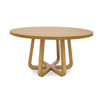 Kevin 1.5m Round Dining Table - Natural-0