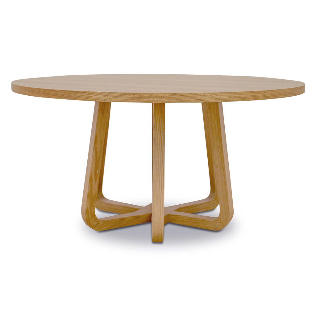 Kevin 1.5m Round Dining Table - Natural-0