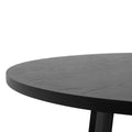 Charlie 1.5m Round Dining Table - Full Black-8