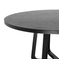 Charlie 1.5m Round Dining Table - Full Black-7