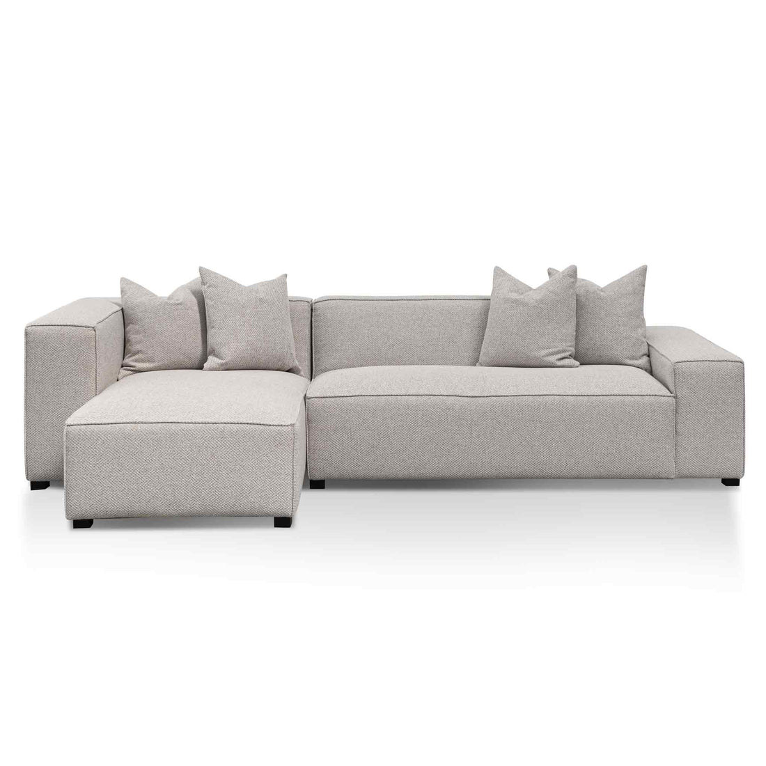 Victor  3 Seater Left Chaise Sofa - Sterling Sand-0