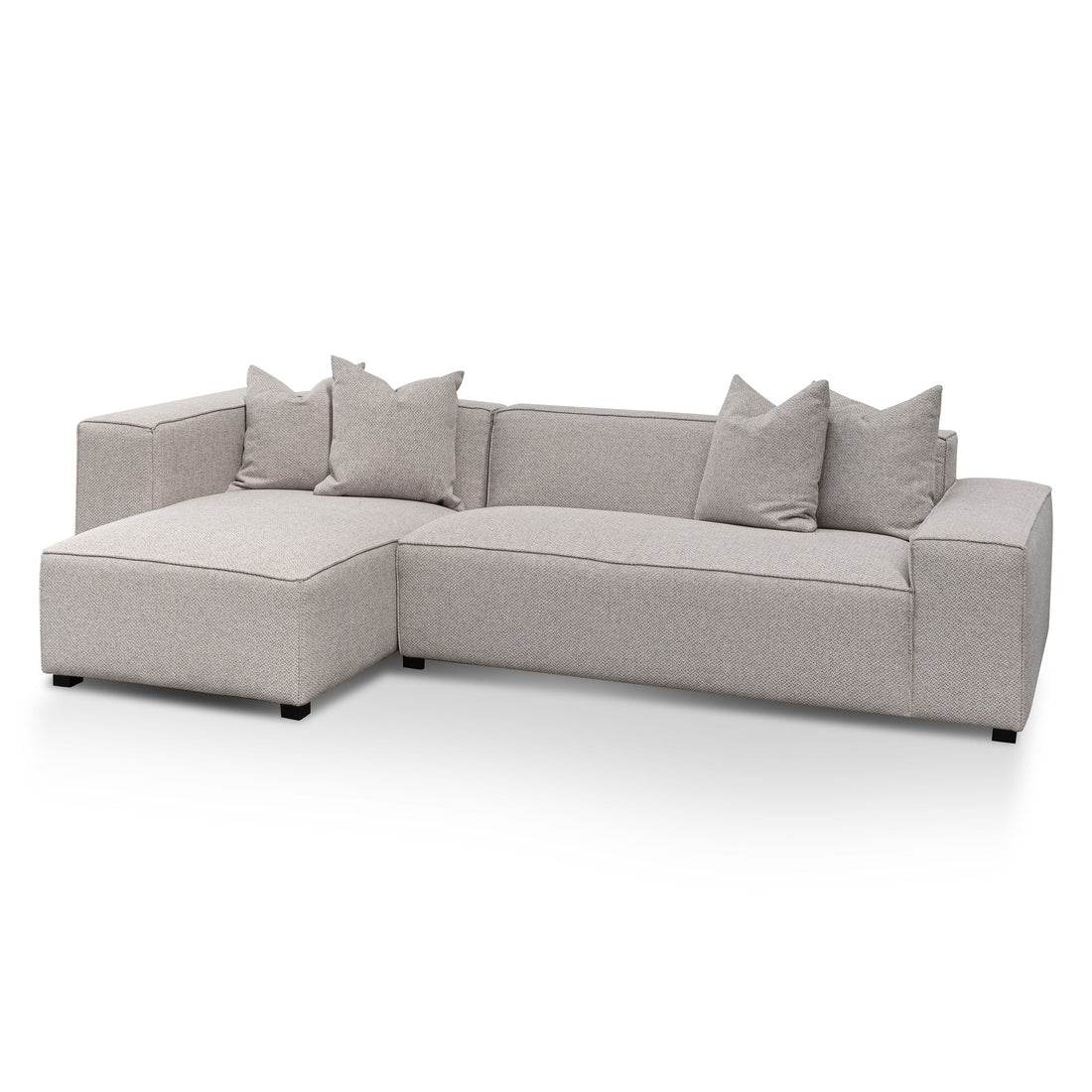 Victor  3 Seater Left Chaise Sofa - Sterling Sand-0