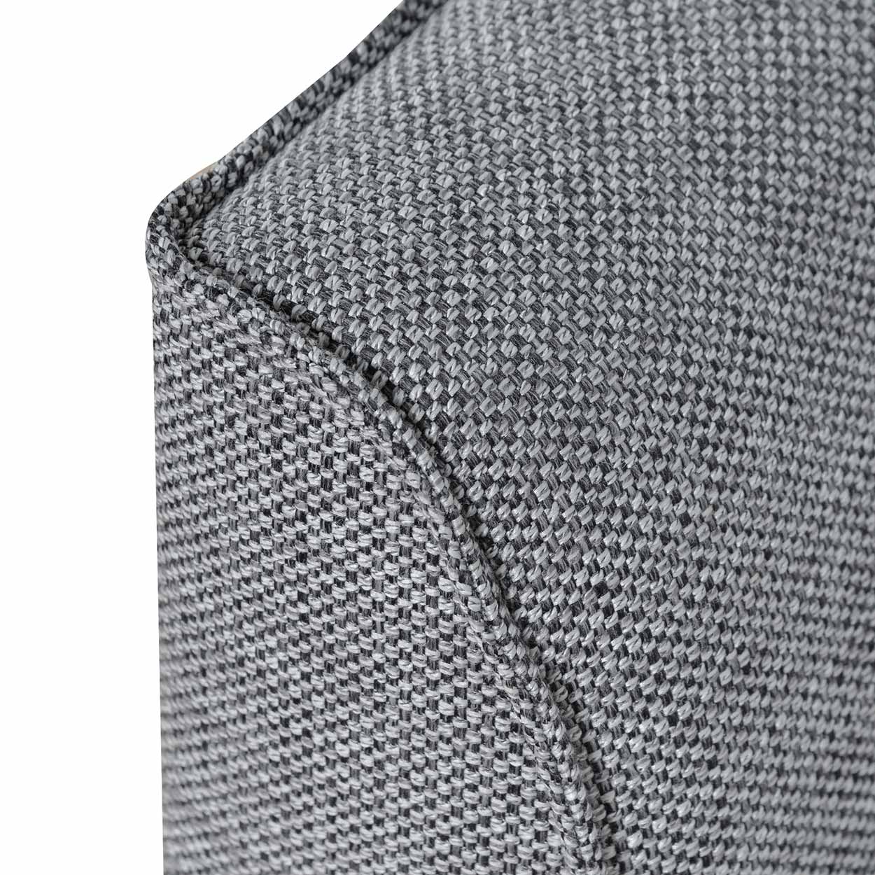 AaronO Fabric Armchair - Graphite Grey with Black Leg-8