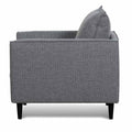 AaronO Fabric Armchair - Graphite Grey with Black Leg-3