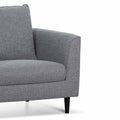 AaronO Fabric Armchair - Graphite Grey with Black Leg-9