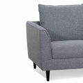 AaronO Fabric Armchair - Graphite Grey with Black Leg-6