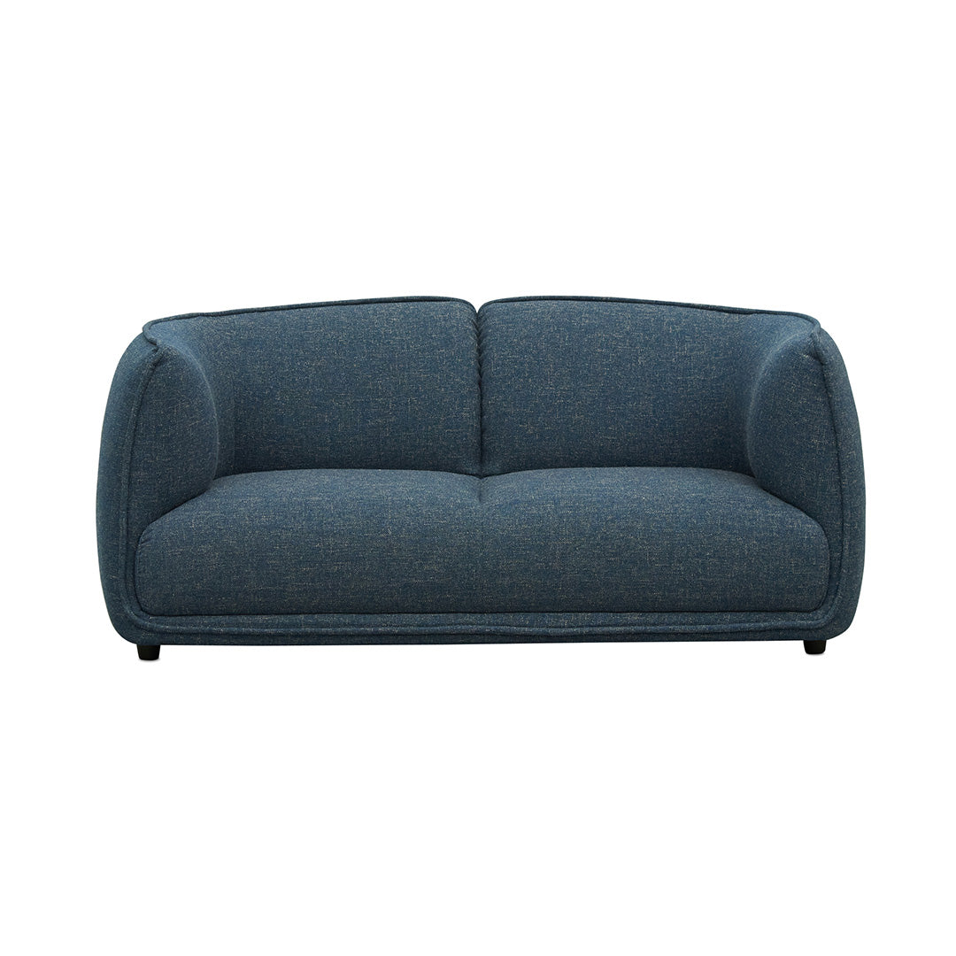 Yolanda2 Seater Fabric Sofa - Dark Blue-1