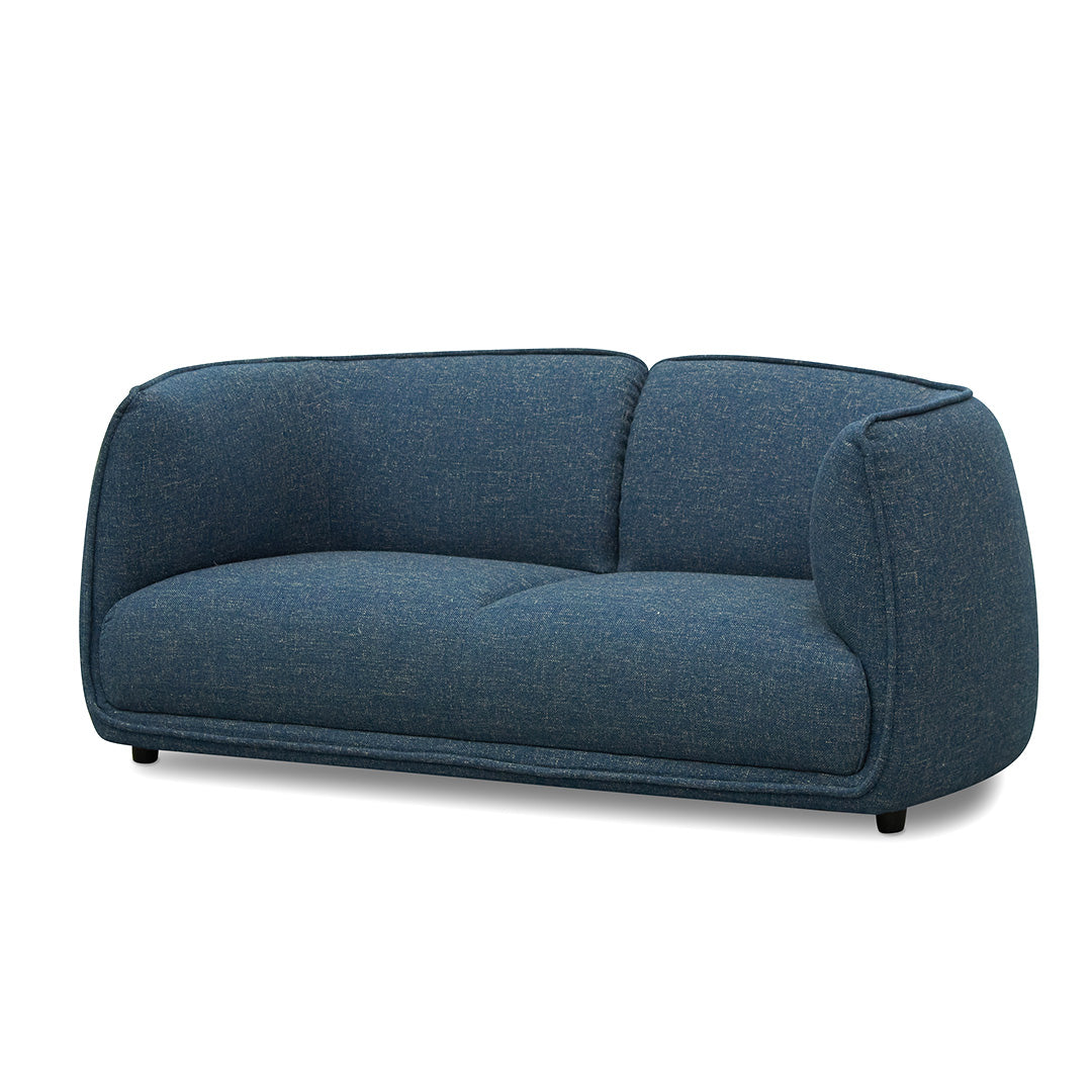 Yolanda2 Seater Fabric Sofa - Dark Blue-0