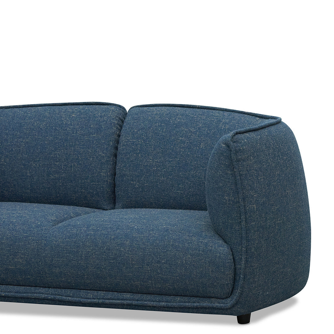 Yolanda2 Seater Fabric Sofa - Dark Blue-3