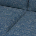 Yolanda2 Seater Fabric Sofa - Dark Blue-5