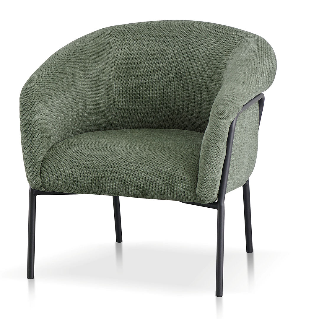 Frank Fabric Armchair - Mason Olive Green-0