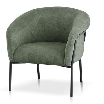 Frank Fabric Armchair - Mason Olive Green-0