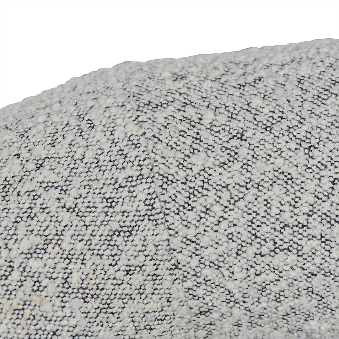 Xavier Pepper Boucle Armchair - Black Legs-3