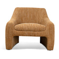ThomasO Fabric Armchair - Ginger Brown-1