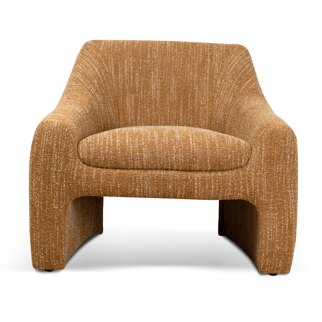 ThomasO Fabric Armchair - Ginger Brown-1