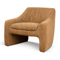 ThomasO Fabric Armchair - Ginger Brown-0