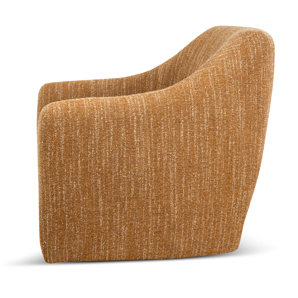 ThomasO Fabric Armchair - Ginger Brown-2