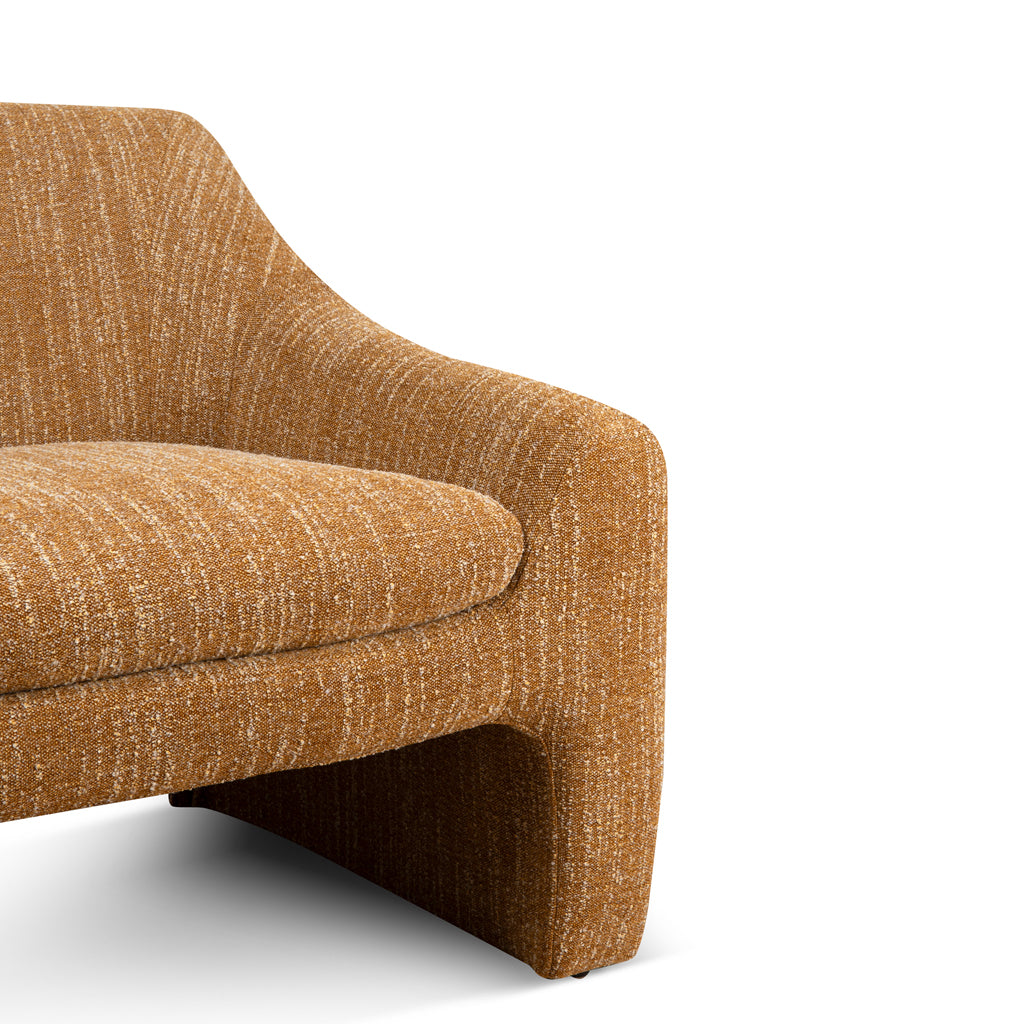 ThomasO Fabric Armchair - Ginger Brown-5
