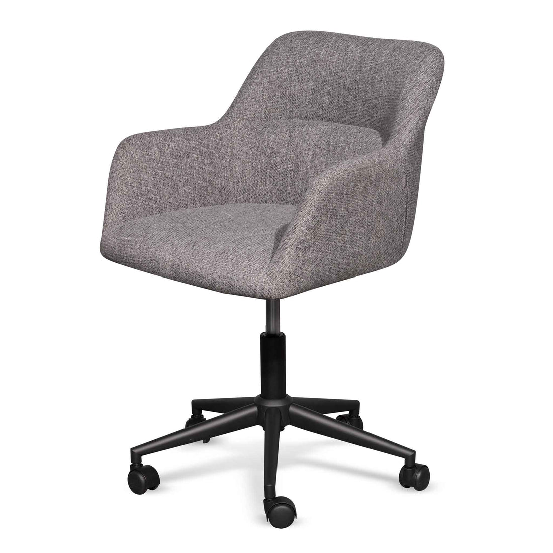 Oscar Fabric Office Chair - Lead Grey-0