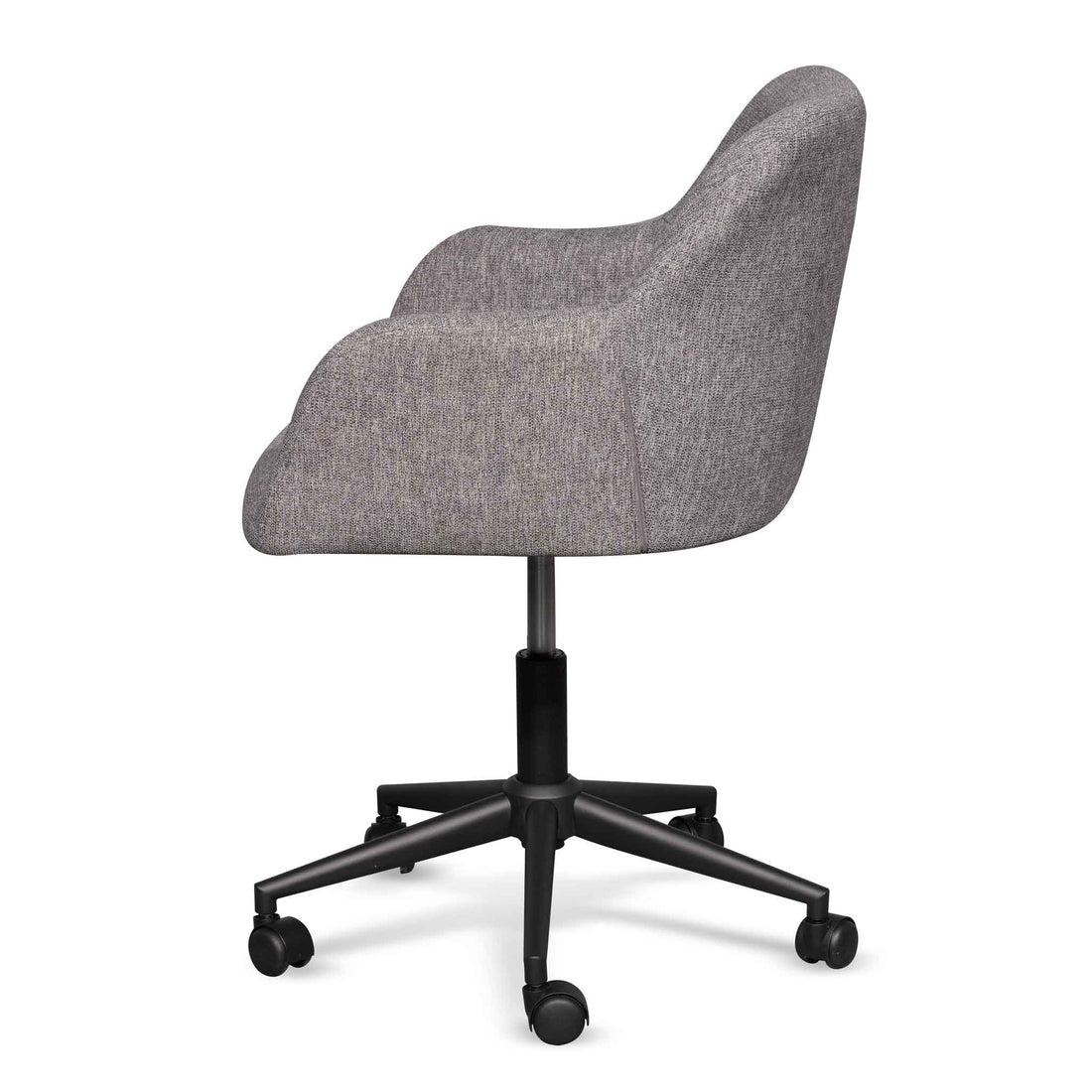Oscar Fabric Office Chair - Lead Grey-0
