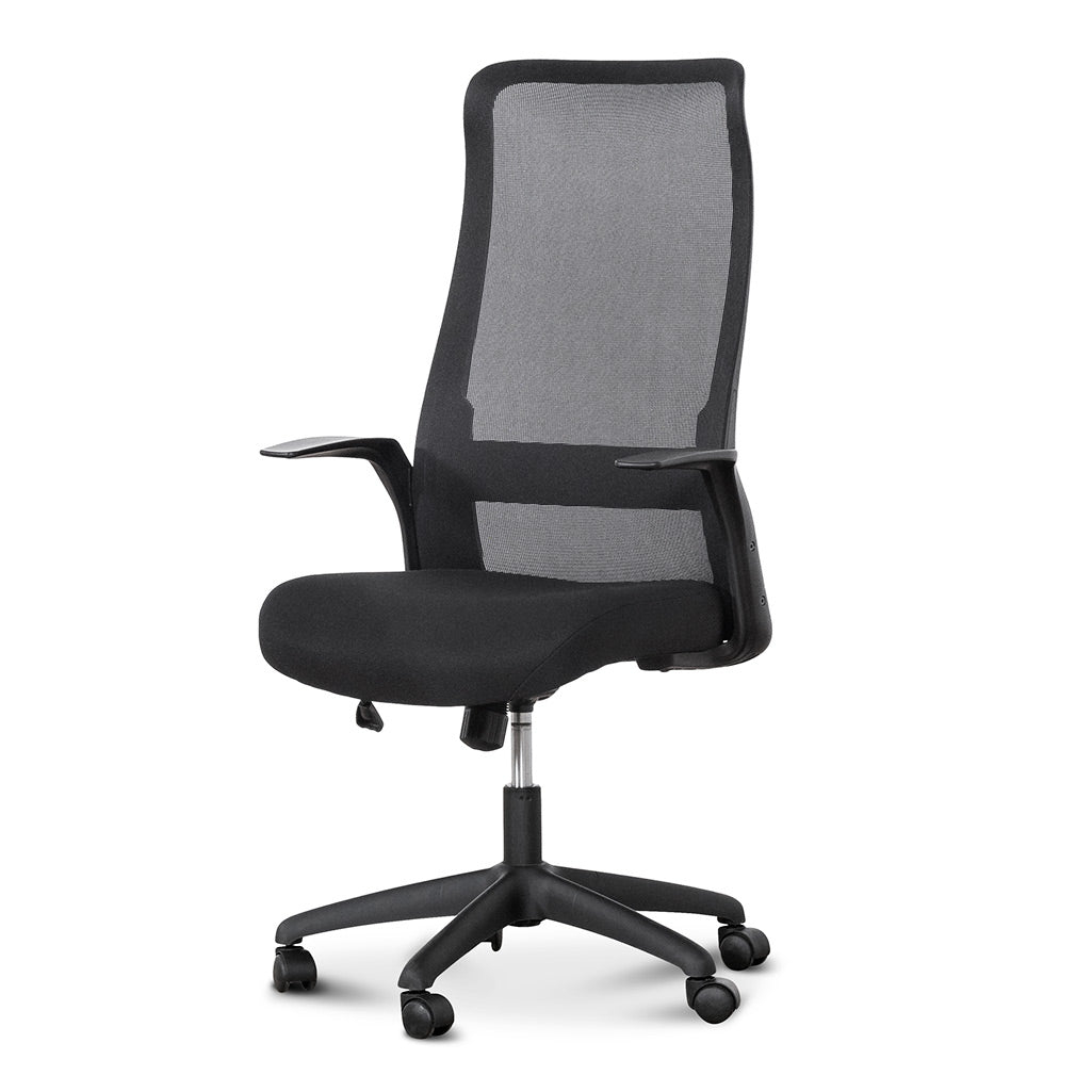 Quinn Mesh Office Chair - Black-0